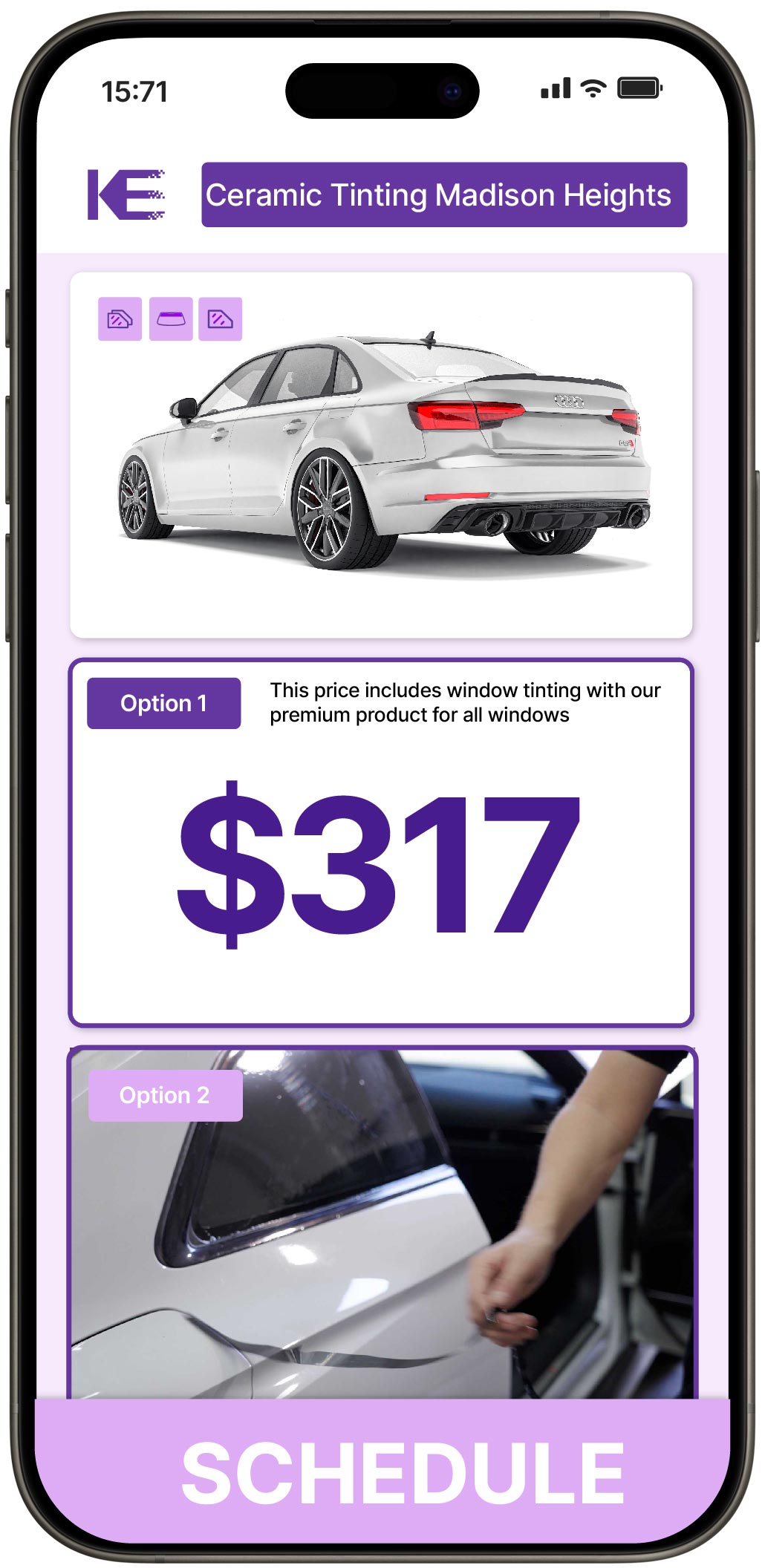 View Competitive Ceramic Window Tinting Prices in Madison Heights, Michigan
