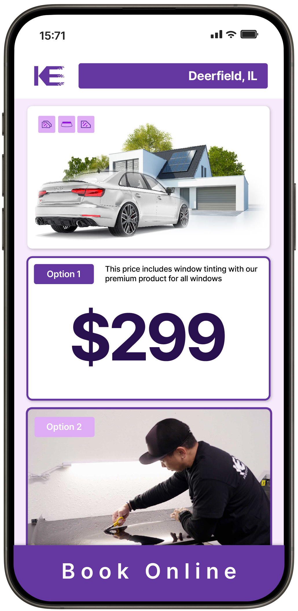 View Reasonable Tesla Window Tinting Rates in Park Ridge, Illinois