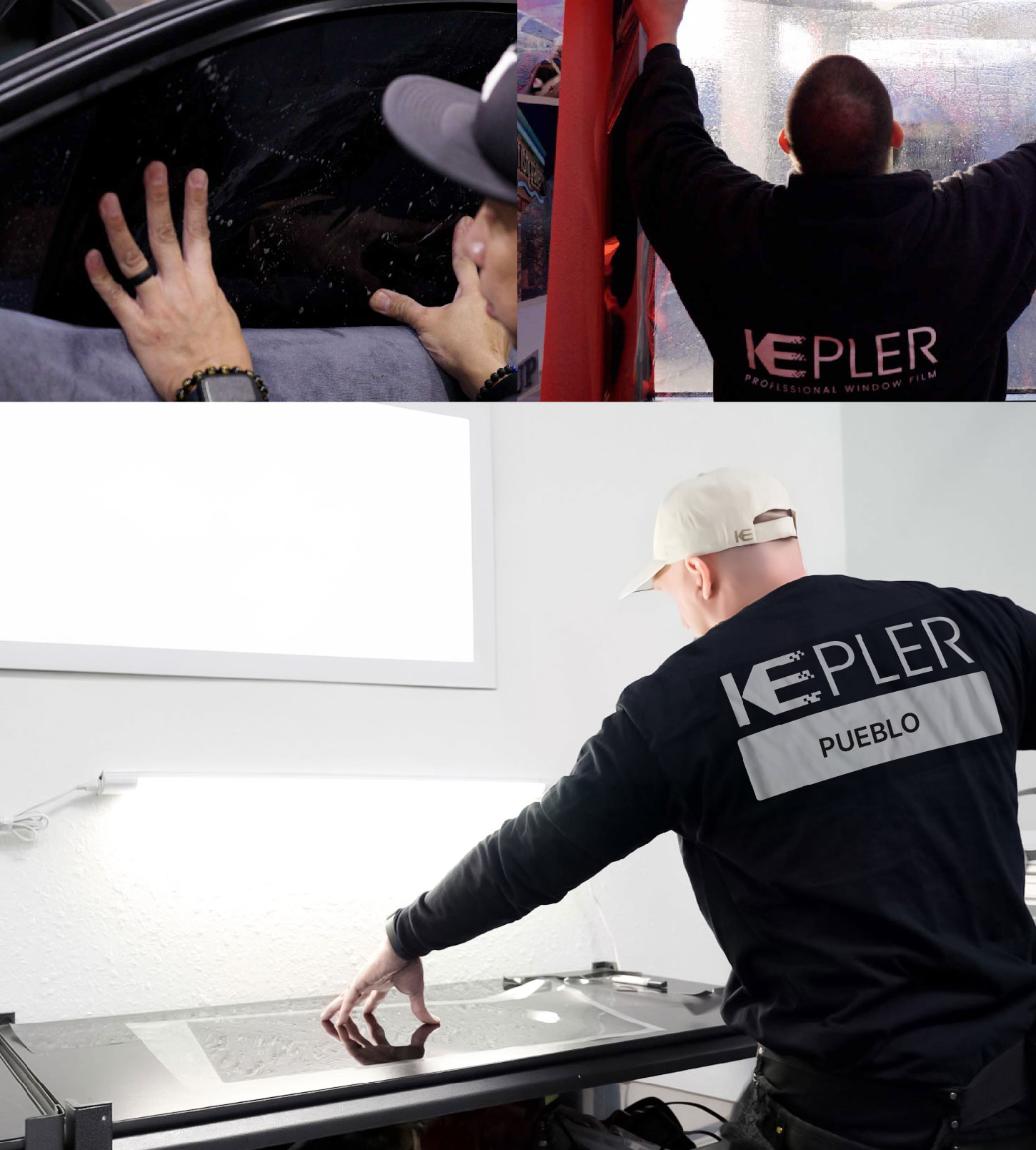Window Tinting Specialist Cutting Film in Pueblo, Colorado