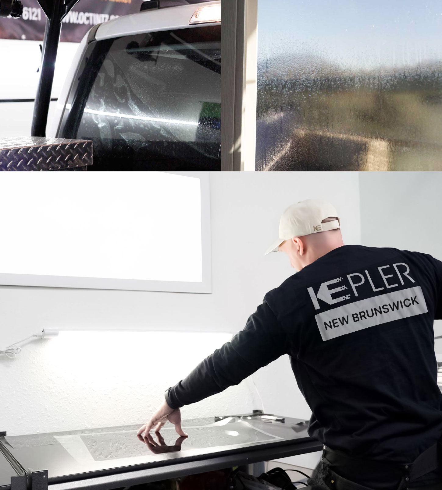 Window Tinting Specialist Cutting Film in New Brunswick, New Jersey