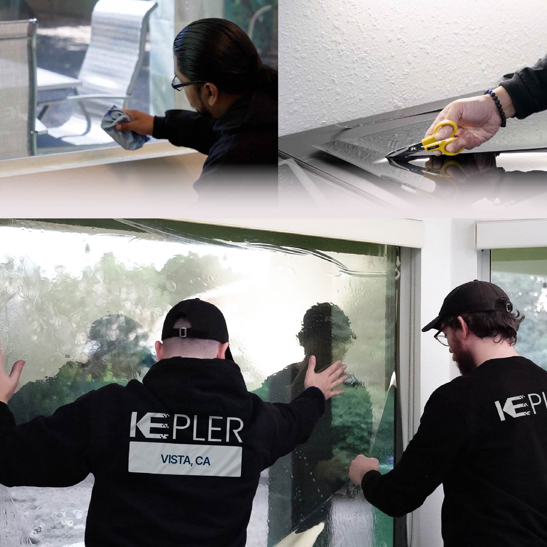 Kepler Specialist Performing Commercial Window Tinting in Vista Vista