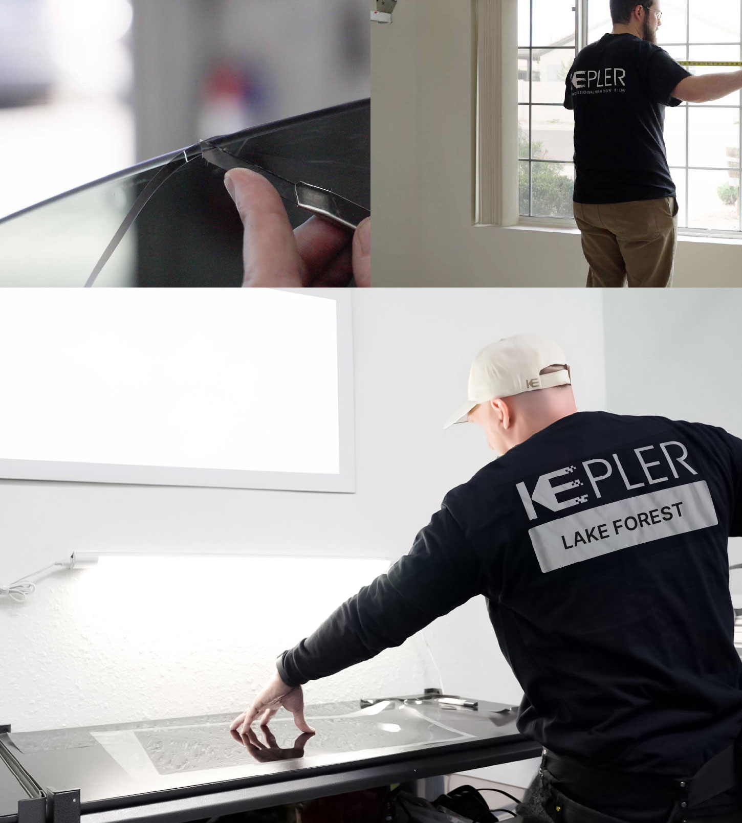 Window Tinting Specialist Cutting Film in Lake Forest, California