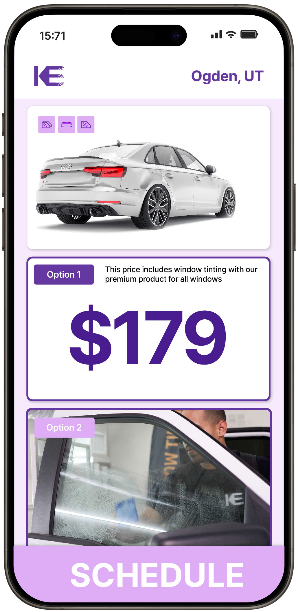 View Competitive Car Window Tinting Prices in Ogden, Utah