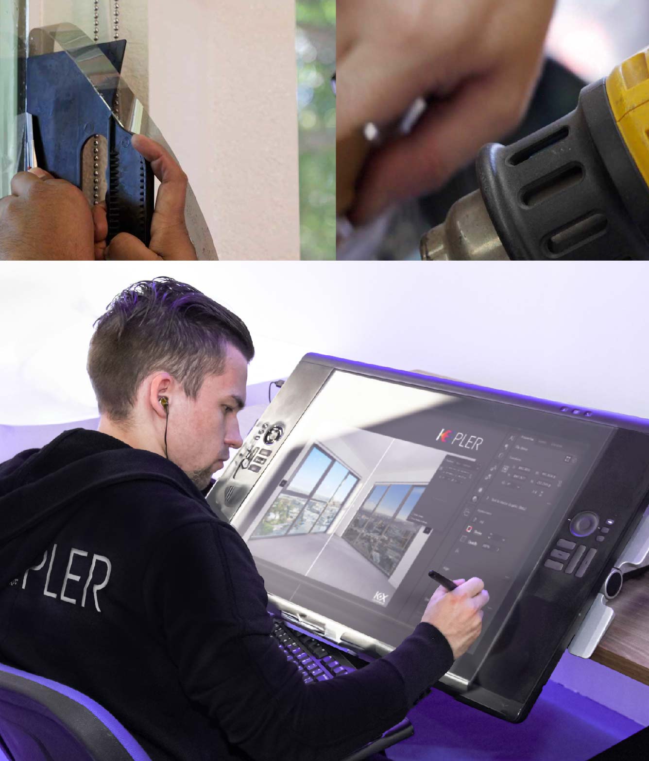 Kepler Specialist Performing Commercial Window Tinting in Philadelphia Philadelphia
