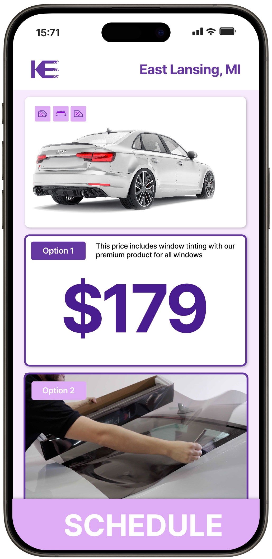 View Reasonable Car Window Tinting Prices in East Lansing, Michigan