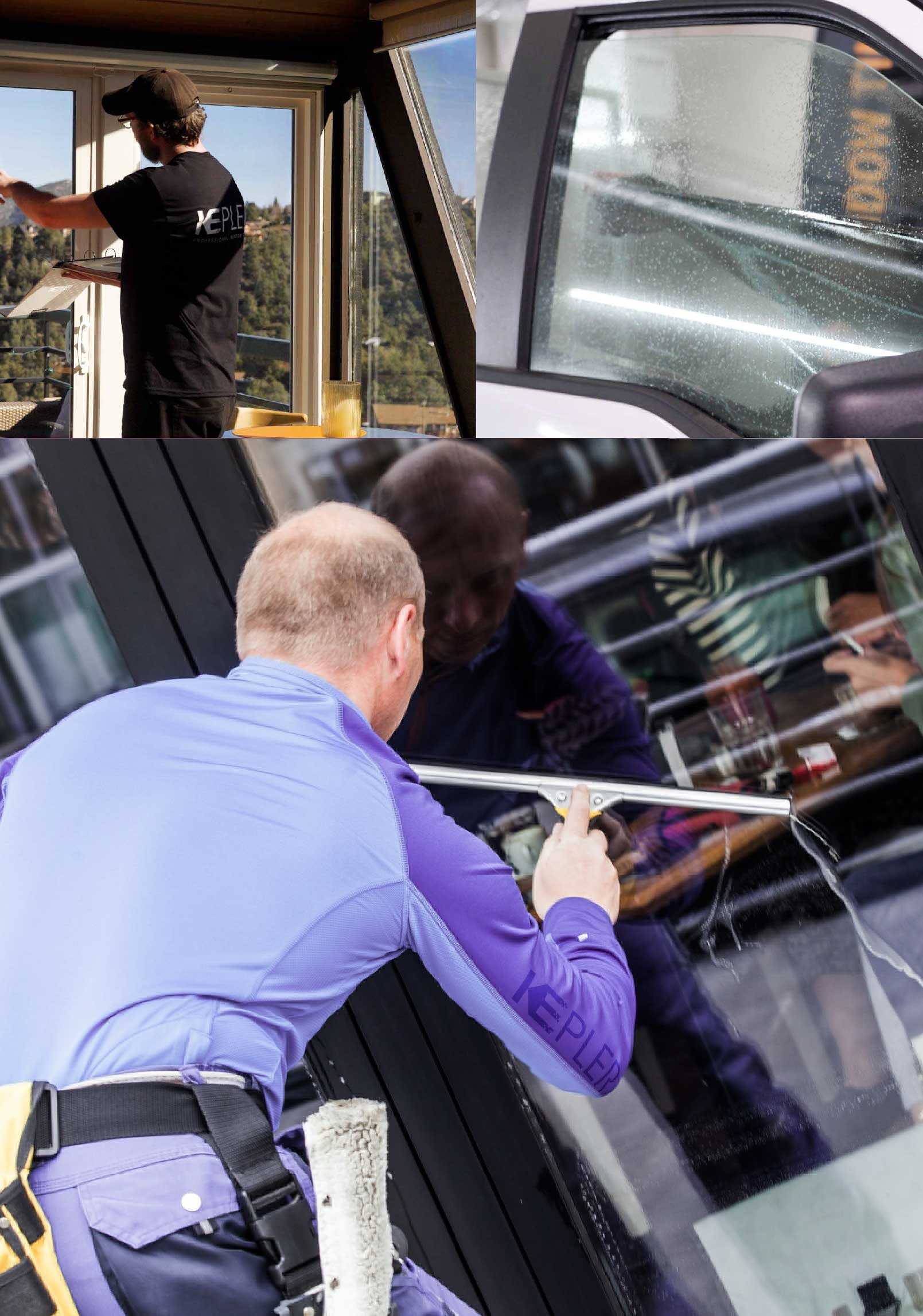 Kepler Professional Applying Anti-Graffiti Window Film to a Pasadena Shop Front