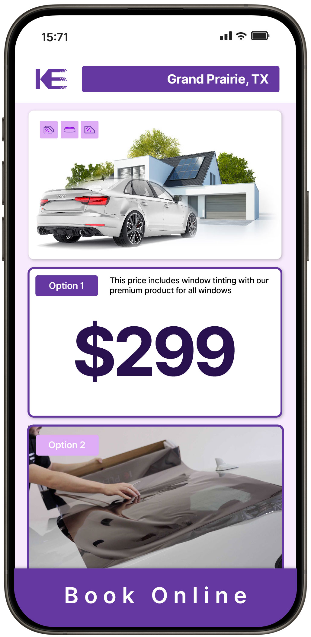 View Competitive Window Tinting Prices in Grand Prairie, Texas