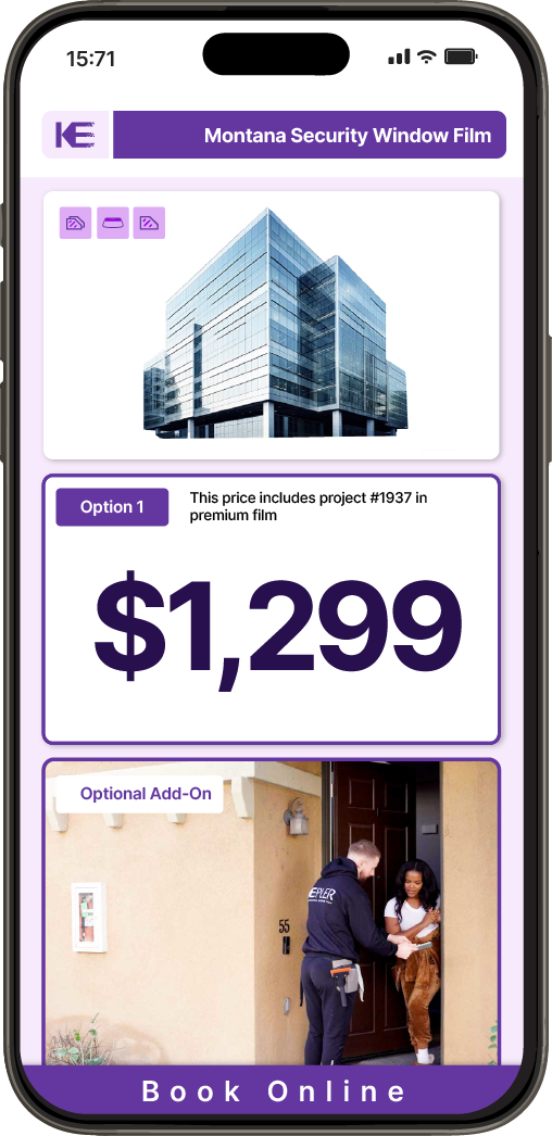 Get Security Window Film Pricing on Your Phone in Montana