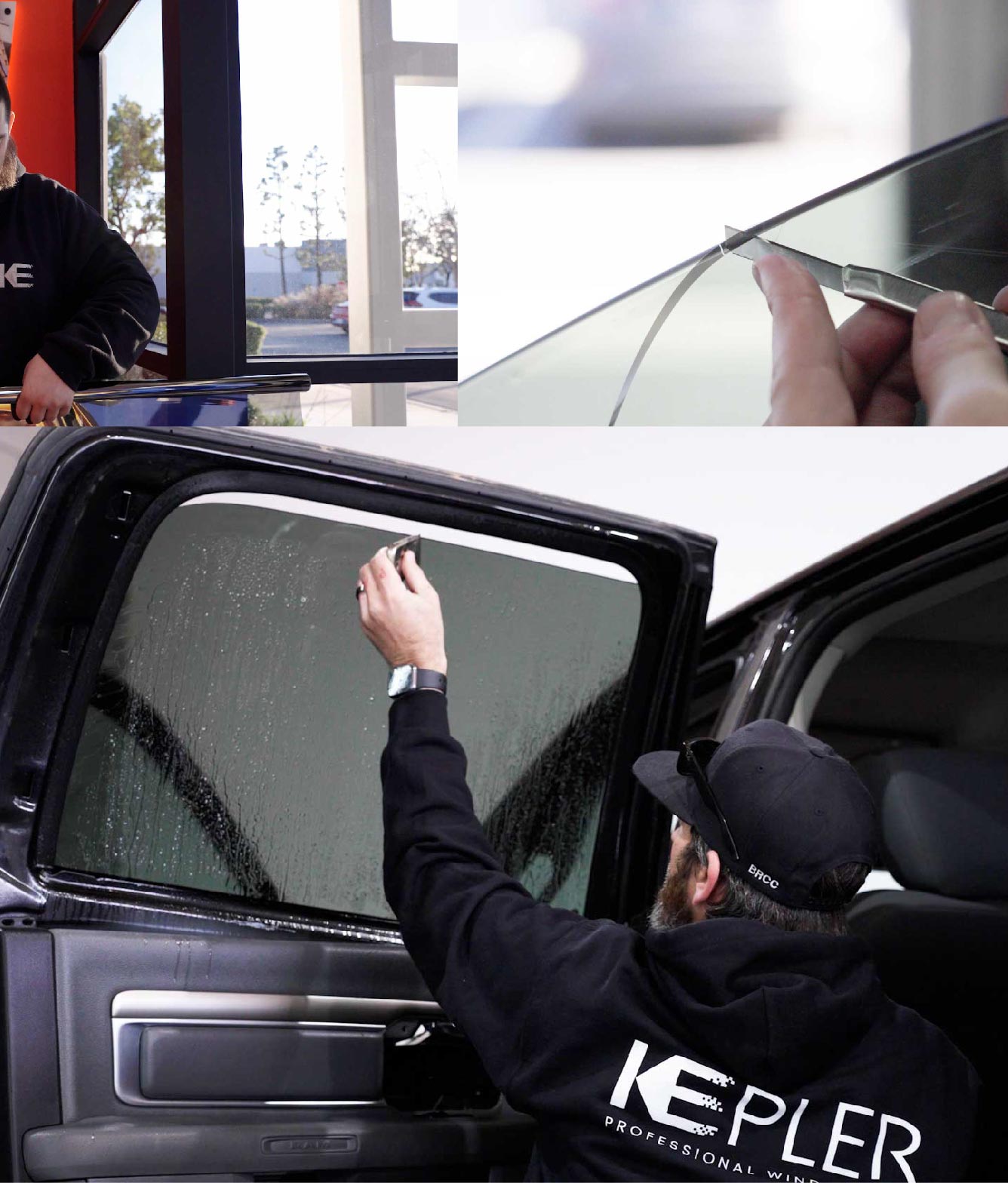 Kepler Window Tinting Specialists at Work in Phelan, California