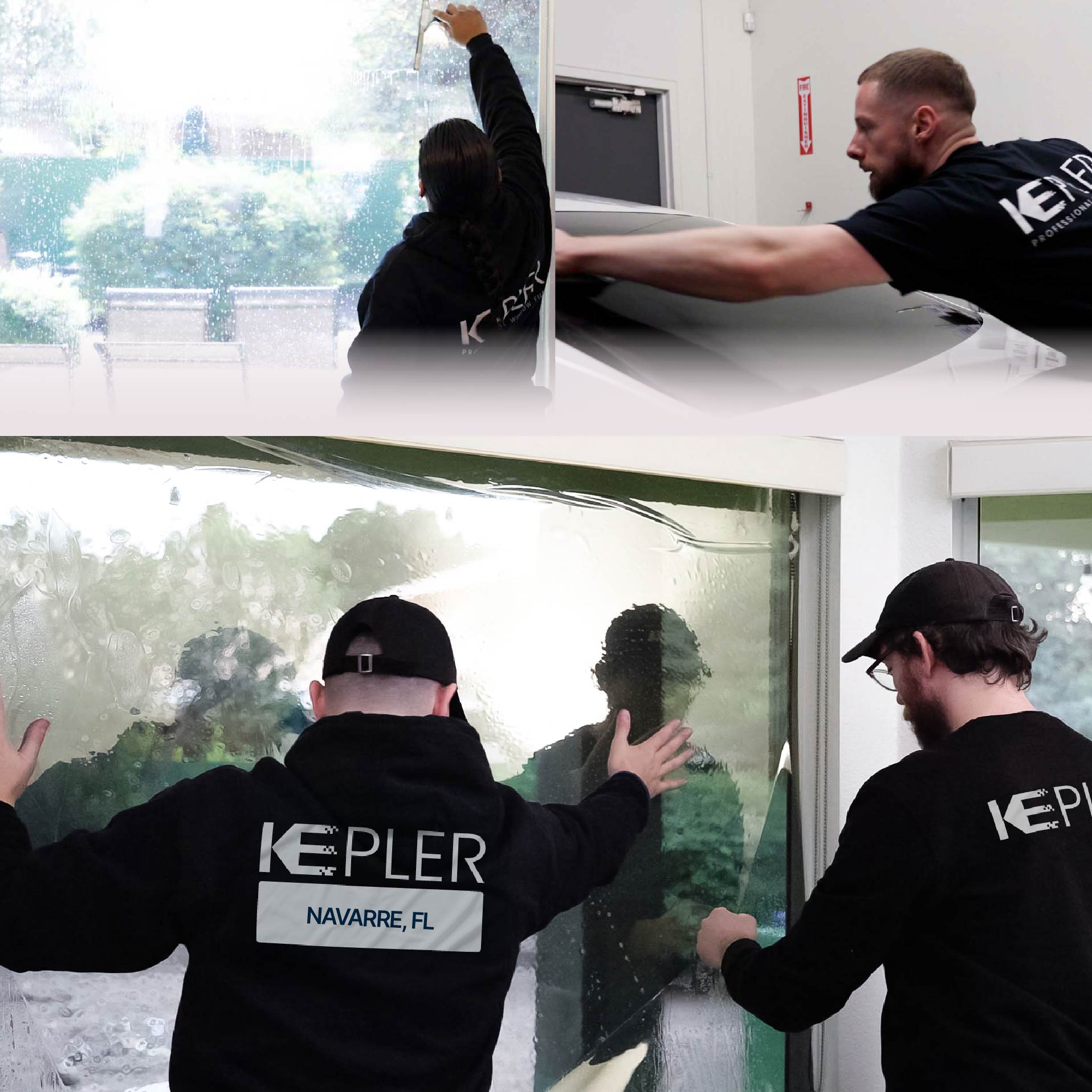 Kepler Specialist Performing Commercial Window Tinting in Navarre Navarre