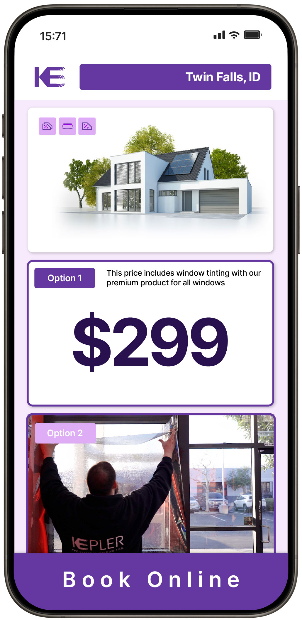 View Competitive Home Window Tinting Rates in Twin Falls, Idaho