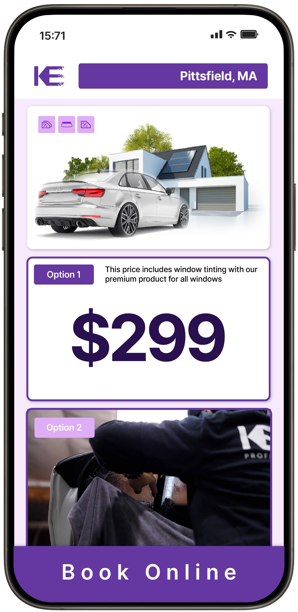 View Affordable Tesla Window Tinting Costs in Concord, Massachusetts