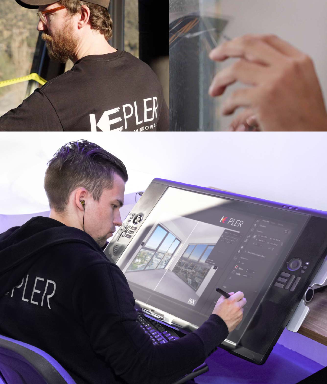 Kepler Specialist Performing Commercial Window Tinting in Linden Linden