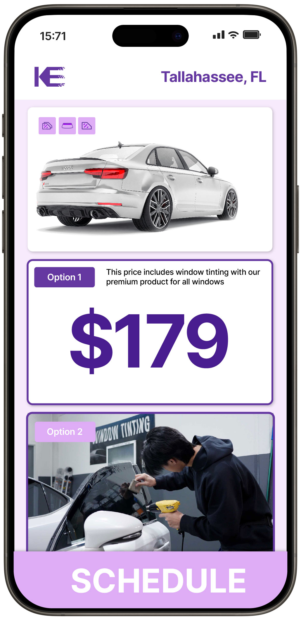 View Competitive Car Window Tinting Rates in Tallahassee, Florida