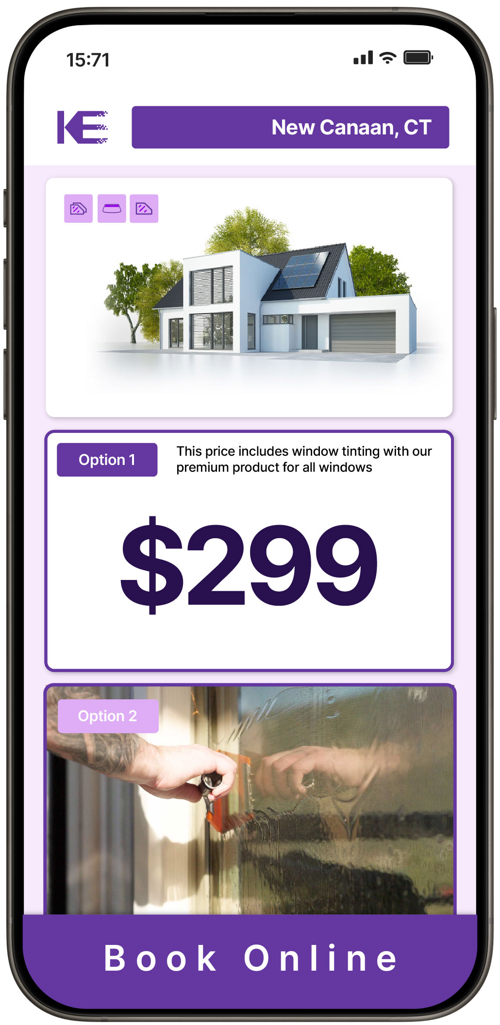 View Competitive Home Window Tinting Prices in New Canaan, Connecticut