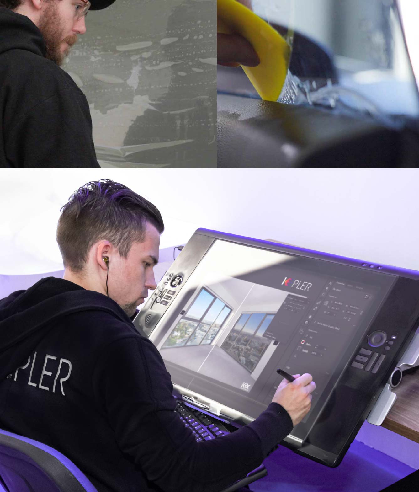 Kepler Specialist Performing Commercial Window Tinting in Essex Essex