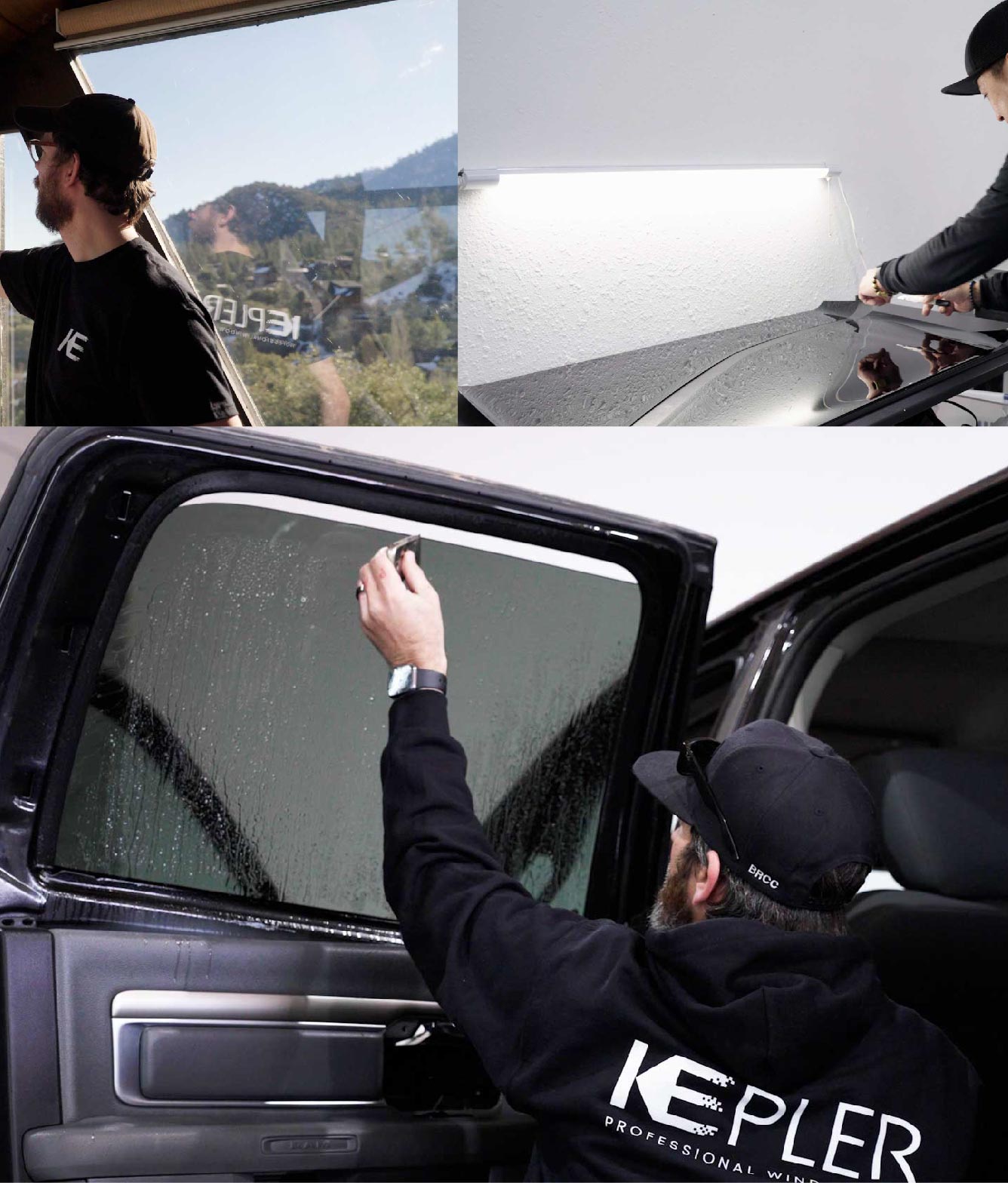 Kepler Window Tinting Specialists at Work in Centereach, New York