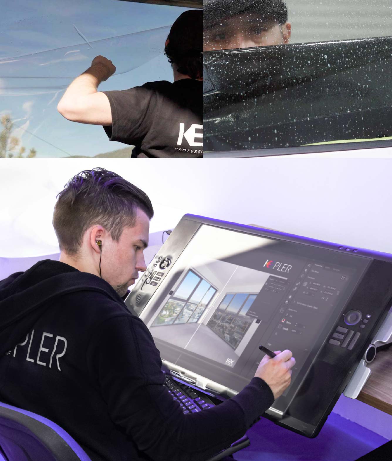 Kepler Specialist Performing Commercial Window Tinting in Coral Gables Coral Gables