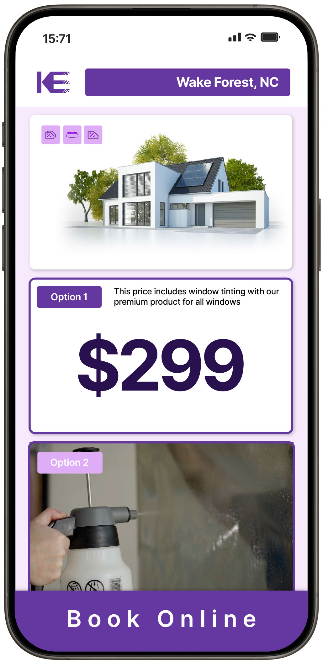 View Reasonable Home Window Tinting Costs in Wake Forest, North Carolina