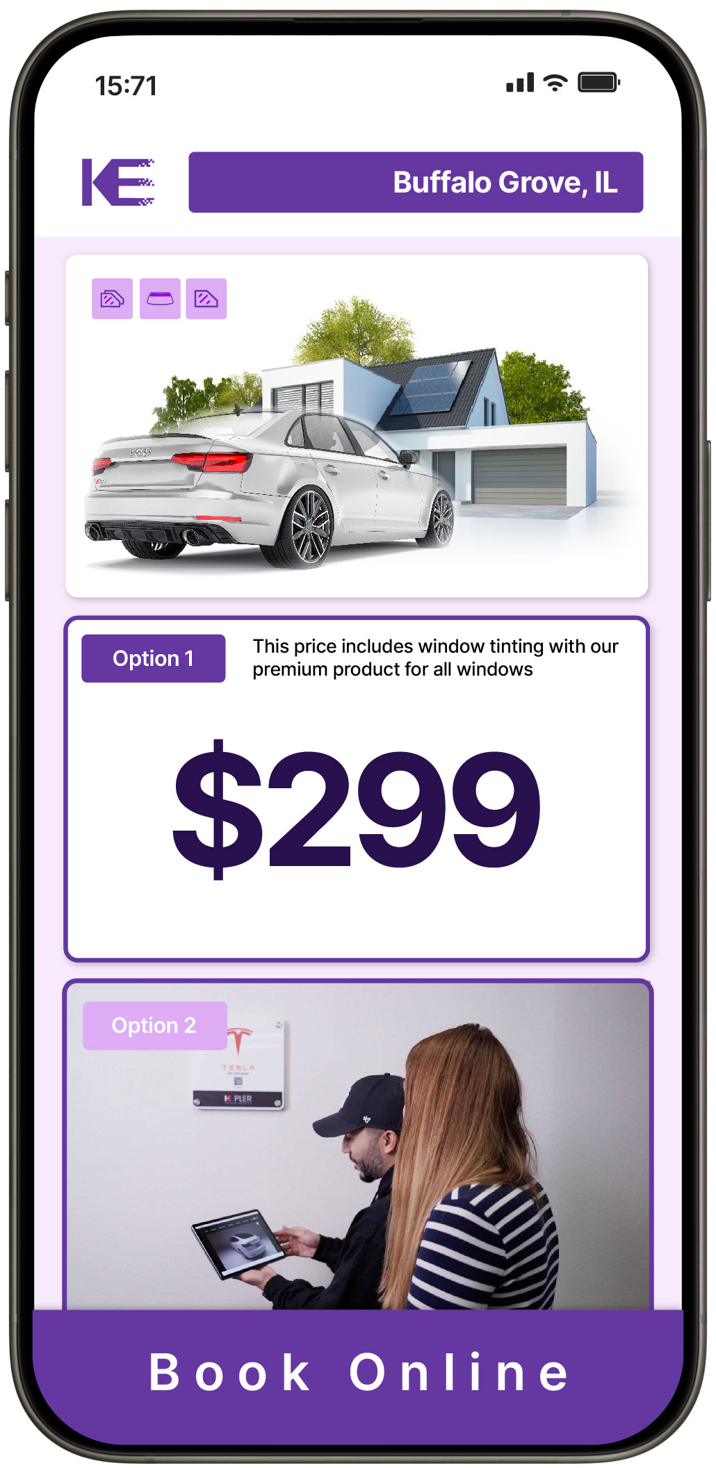 View Competitive Window Tinting Prices in Buffalo Grove, Illinois
