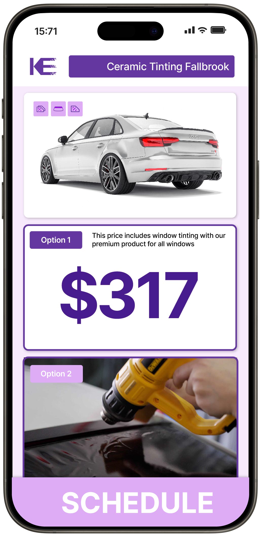 View Affordable Ceramic Window Tinting Prices in Fallbrook, California