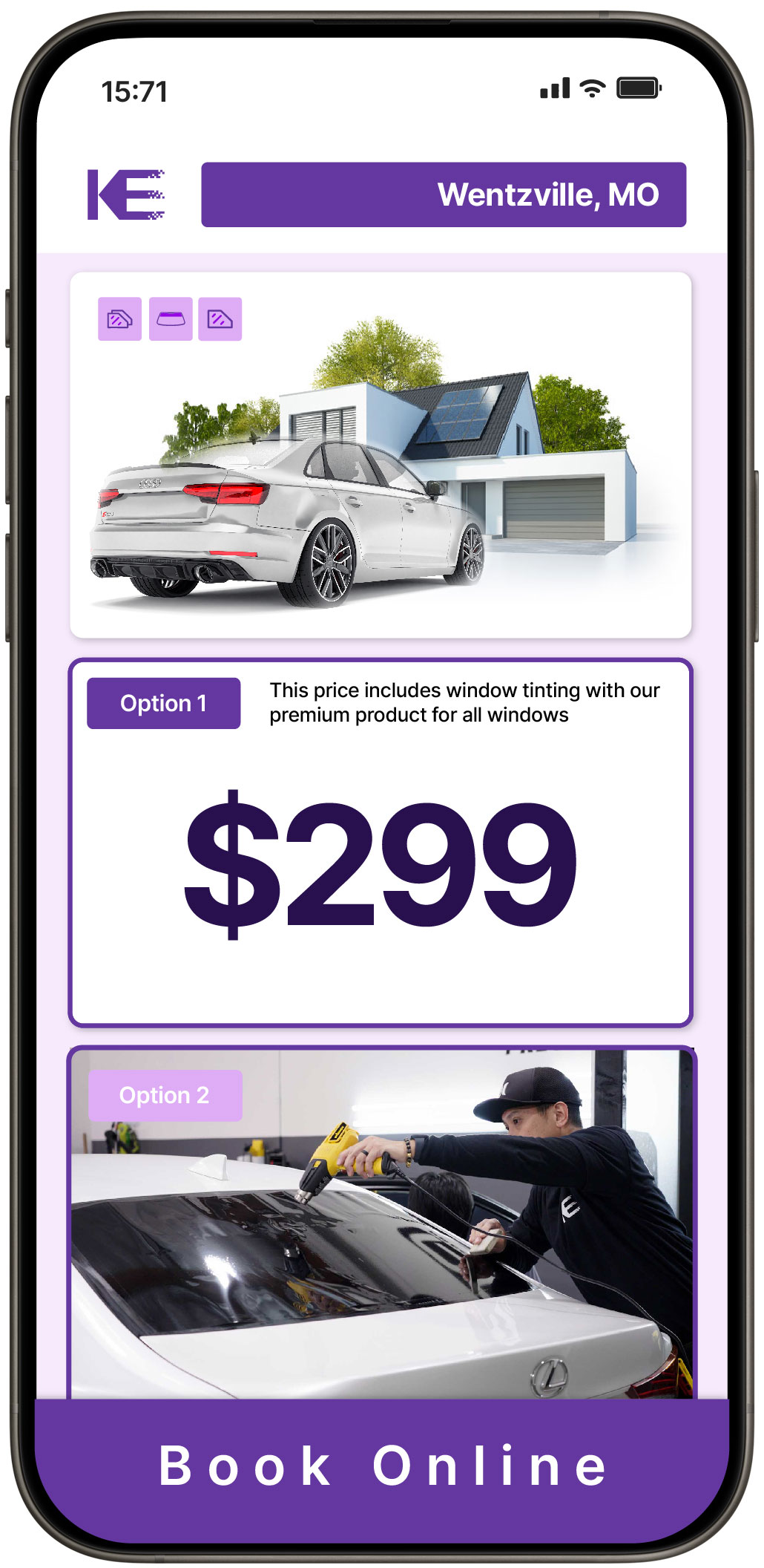 View Affordable Tesla Window Tinting Prices in Springfield, Missouri