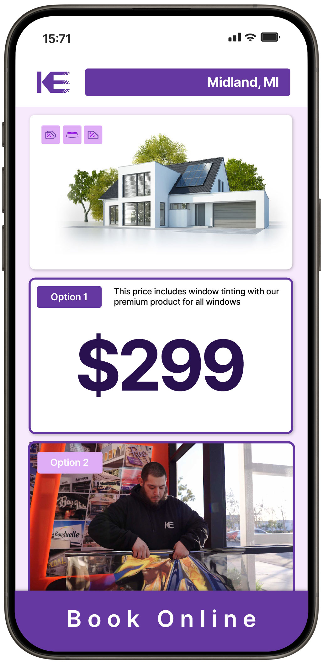 View Reasonable Home Window Tinting Prices in Midland, Michigan