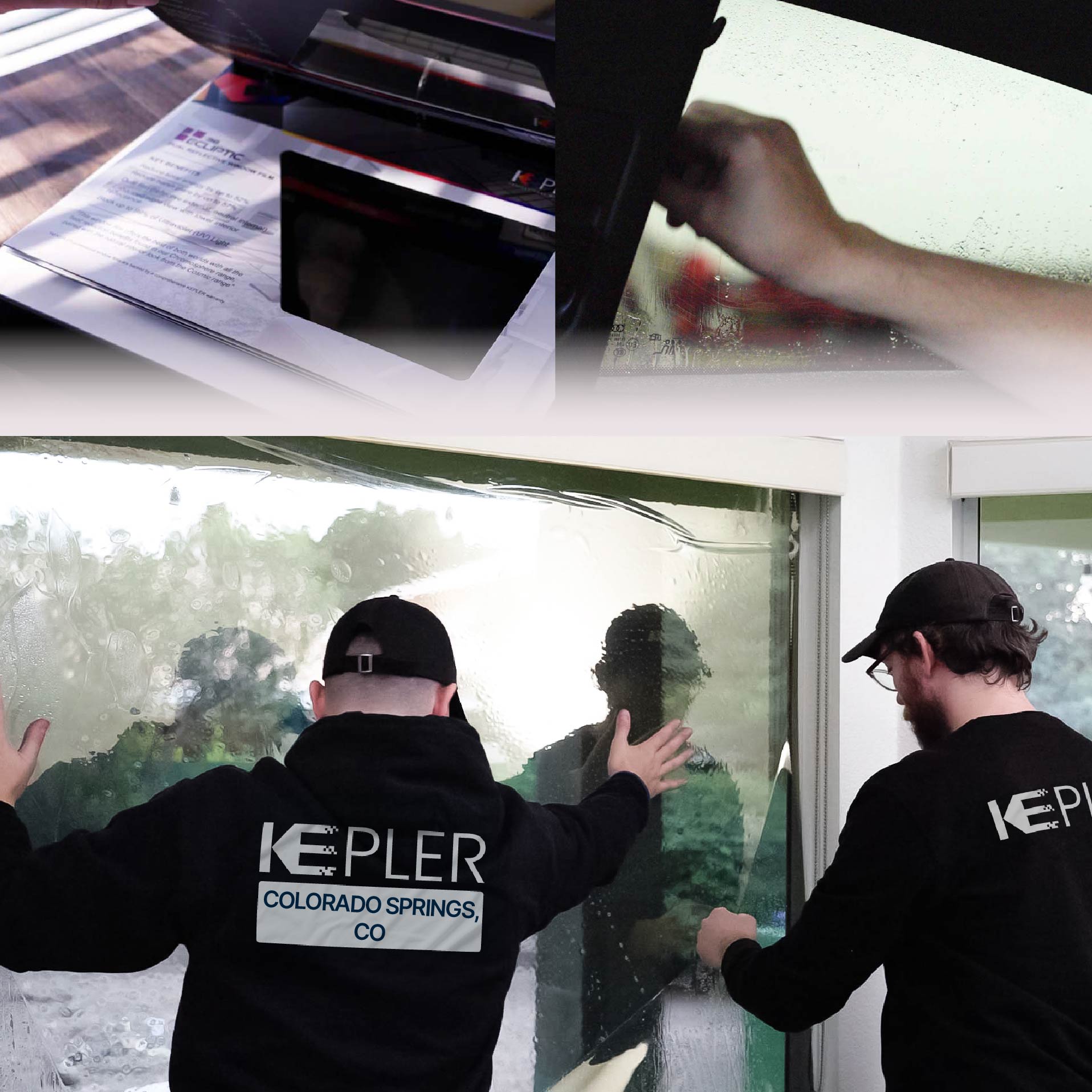 Kepler Specialist Performing Commercial Window Tinting in Colorado Springs Colorado Springs
