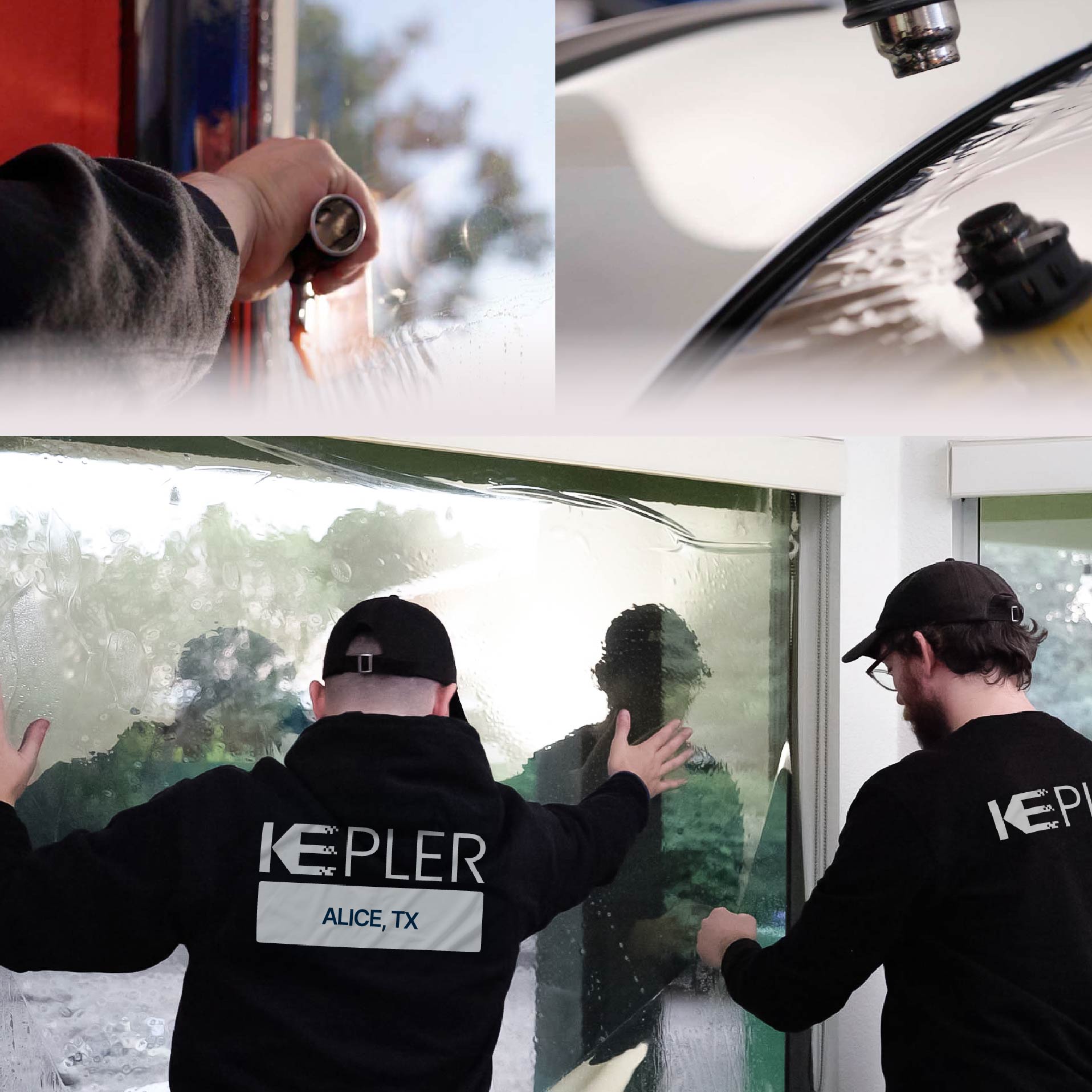 Kepler Specialist Performing Commercial Window Tinting in Alice Alice