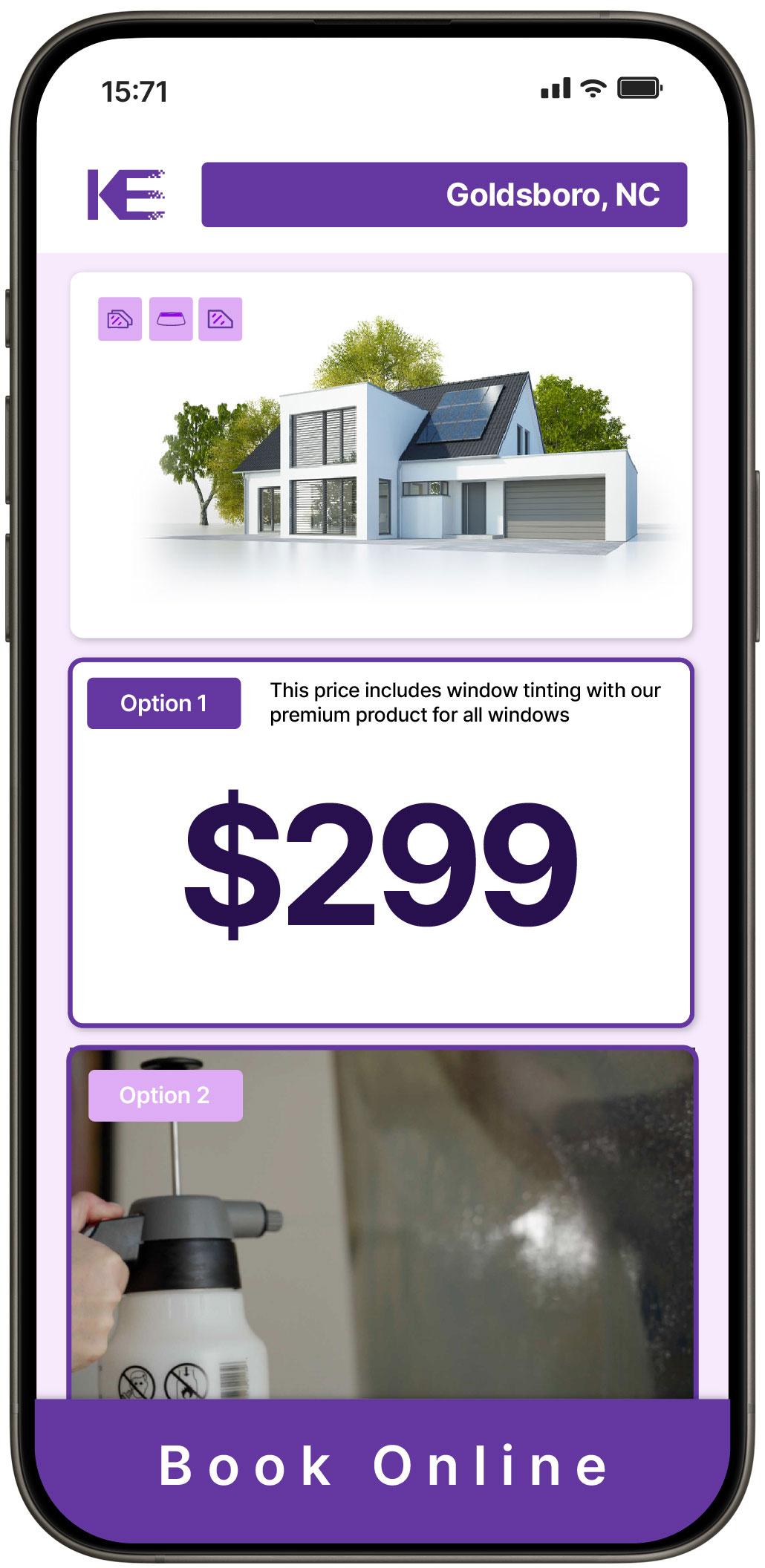 View Affordable Home Window Tinting Rates in Goldsboro, North Carolina