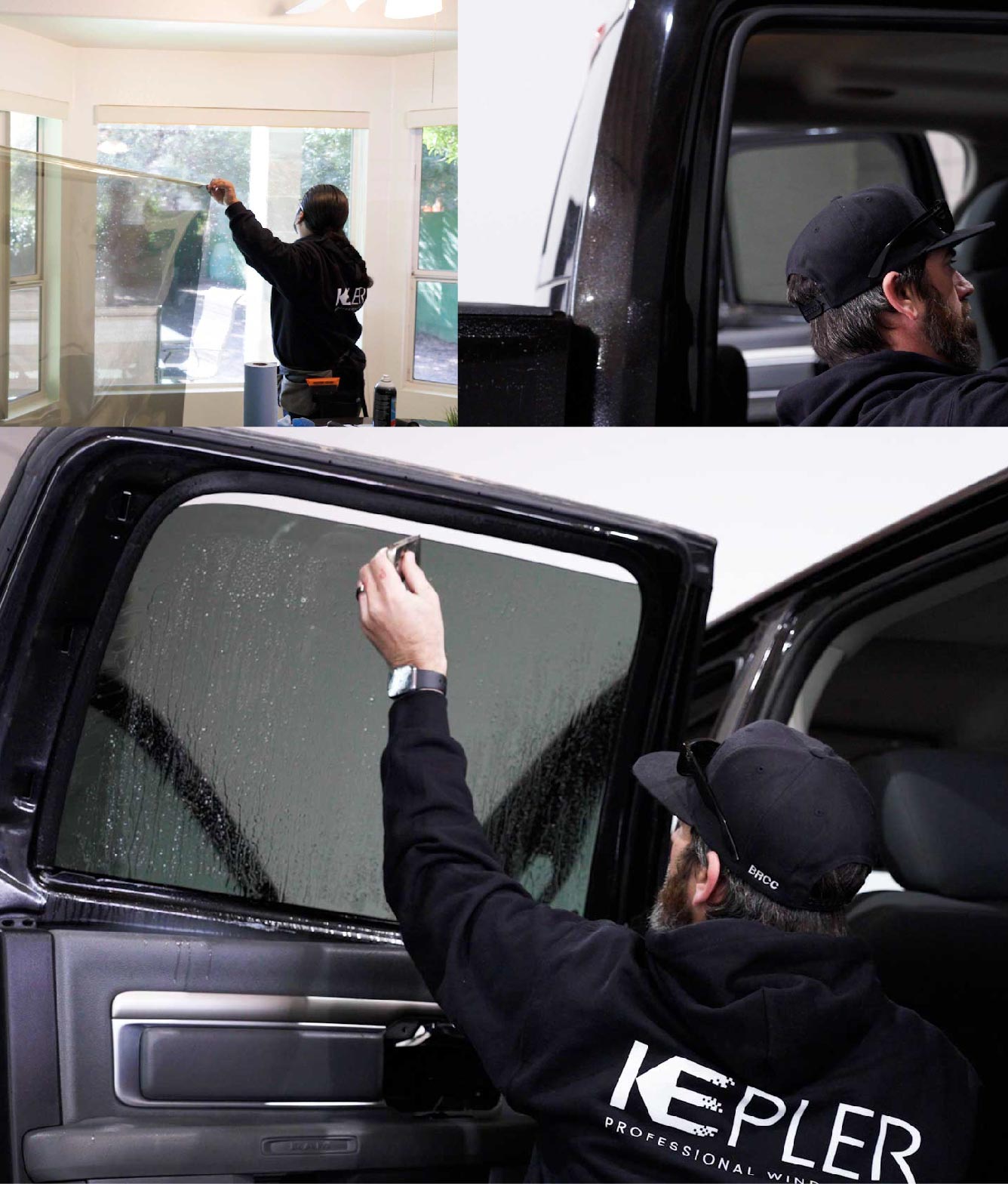 Kepler Window Tinting Specialists at Work in Palm Desert, California