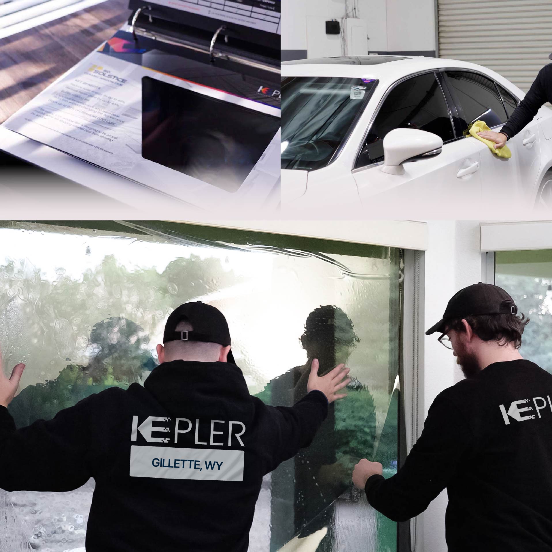 Kepler Specialist Performing Commercial Window Tinting in Gillette Gillette