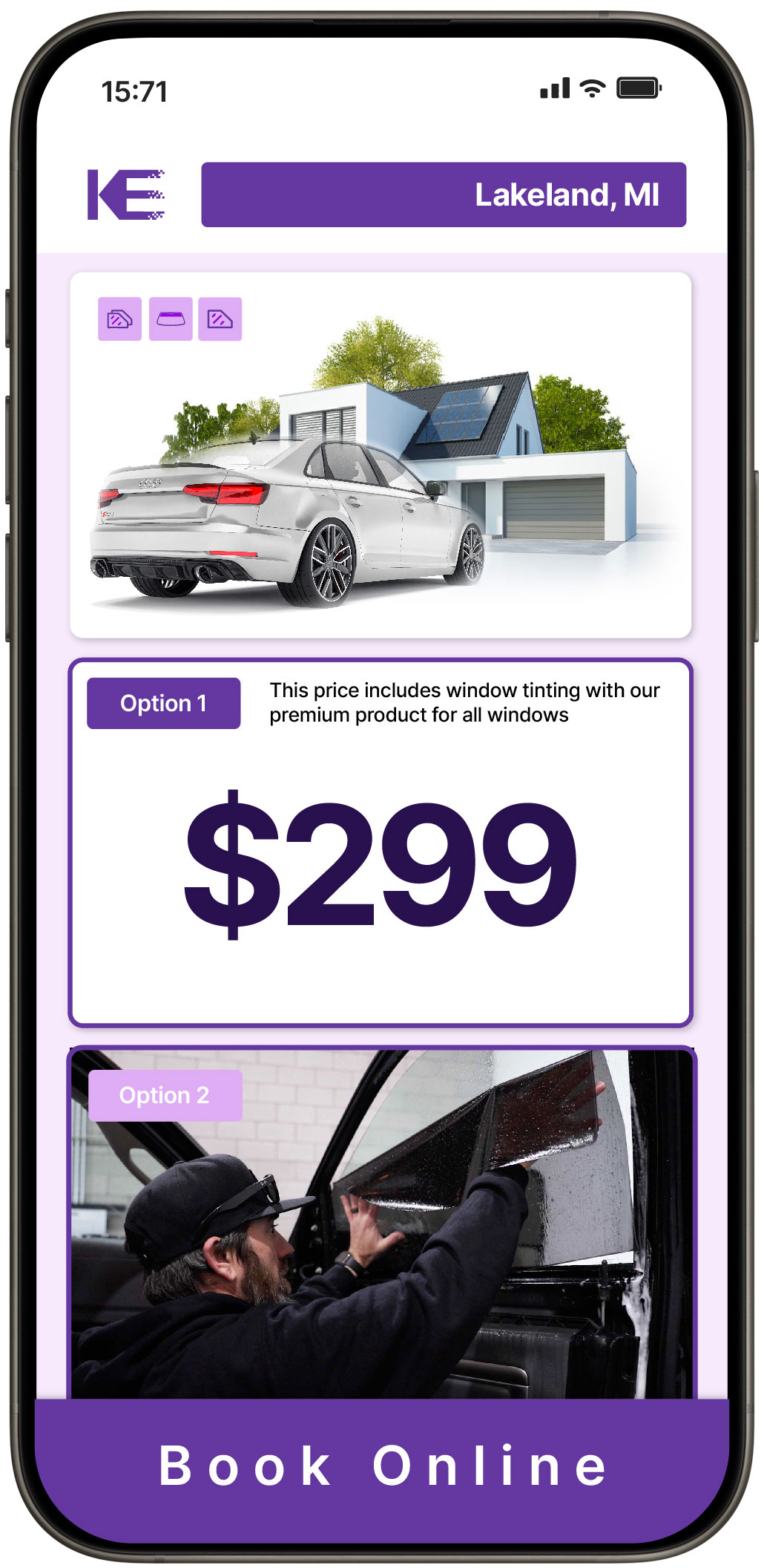 View Competitive Window Tinting Prices in Lakeland, Michigan