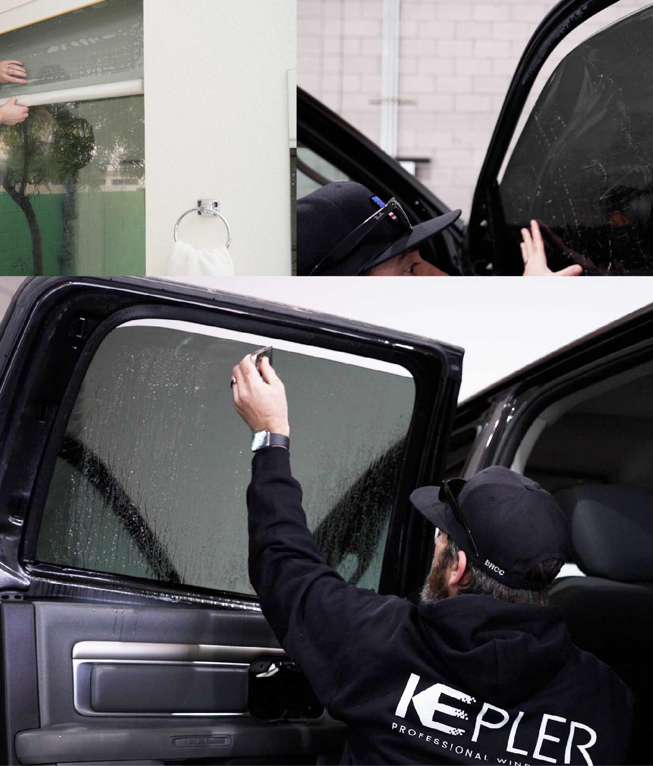Kepler Window Tinting Specialists at Work in San Pedro, California