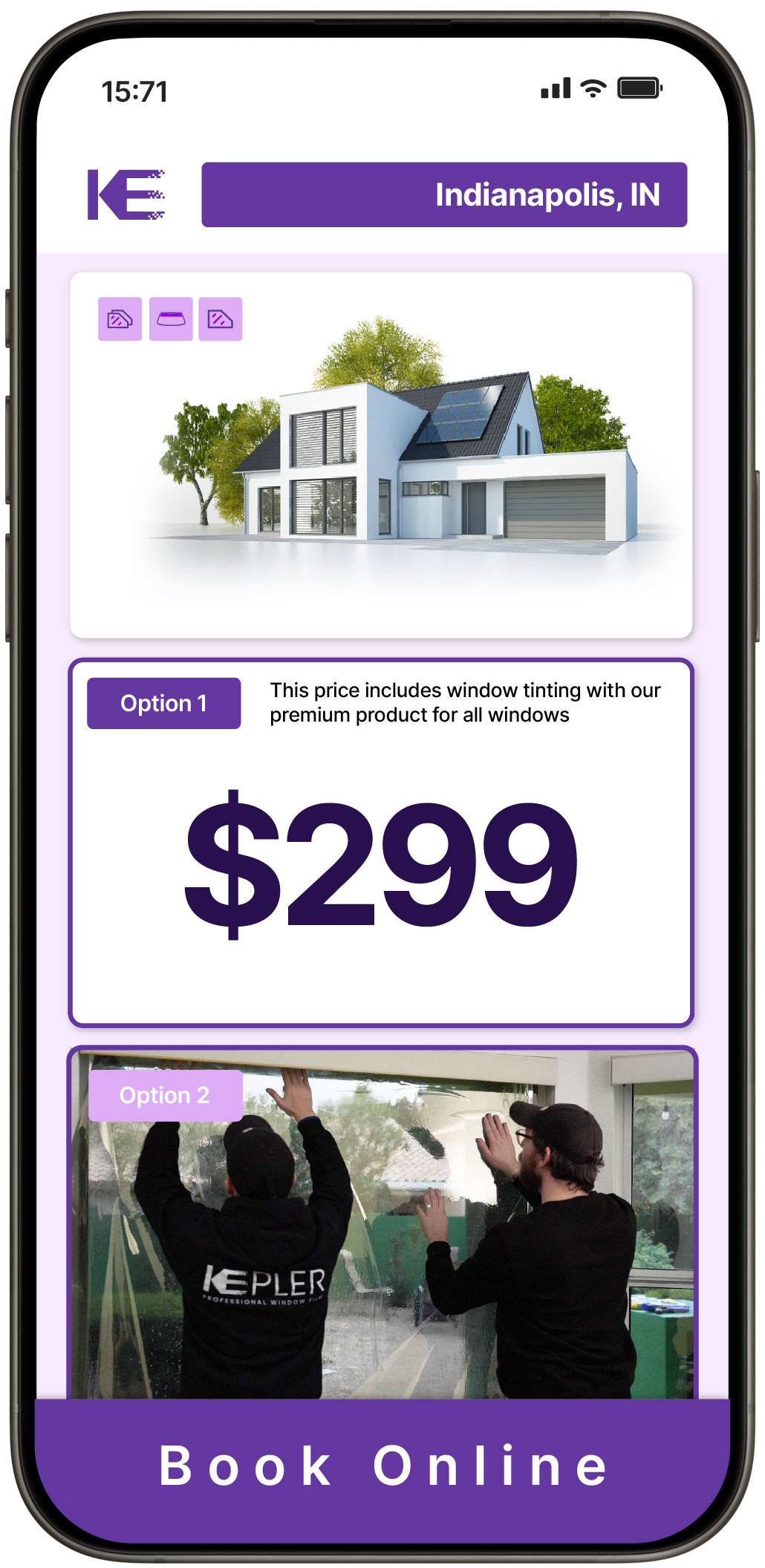 View Reasonable Home Window Tinting Rates in Indianapolis, Indiana