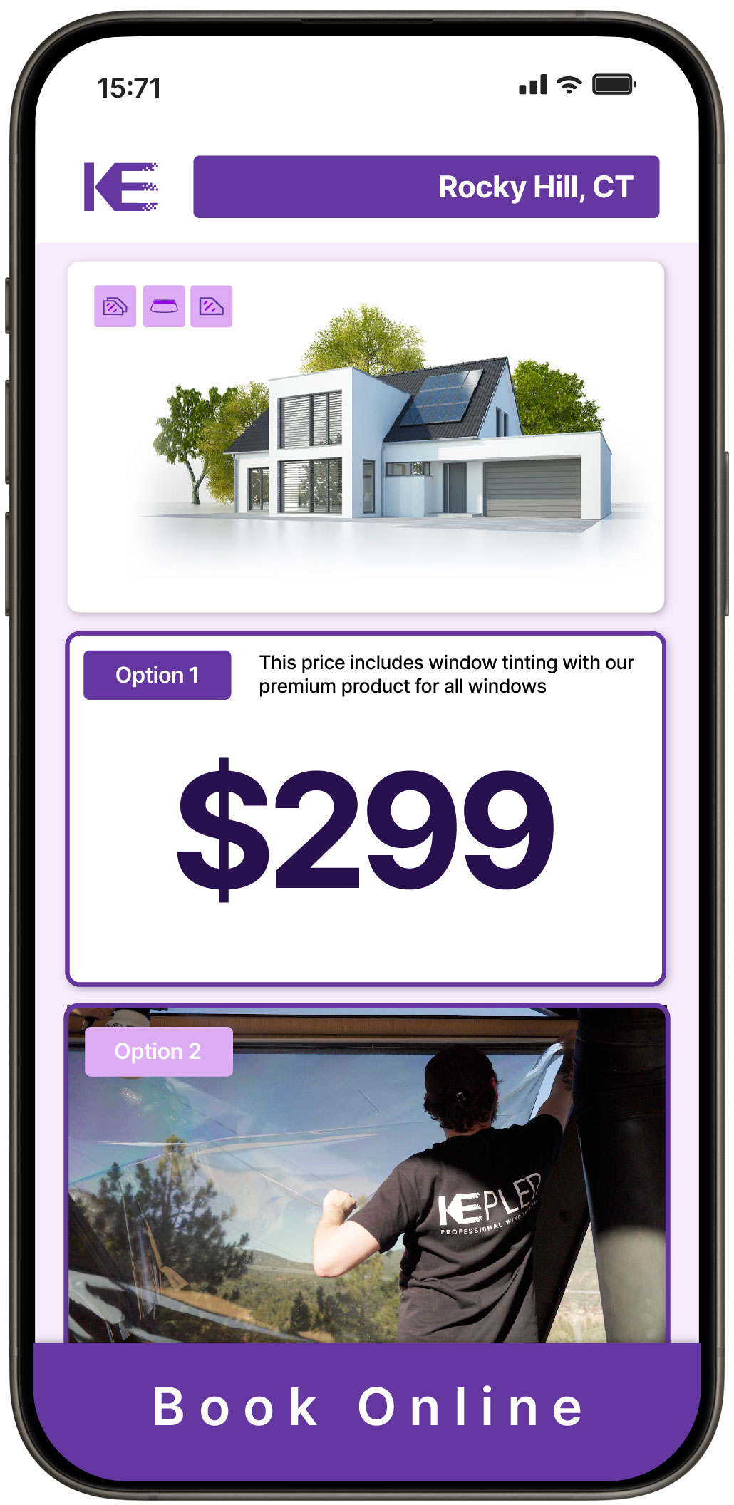 View Competitive Home Window Tinting Rates in Rocky Hill, Connecticut