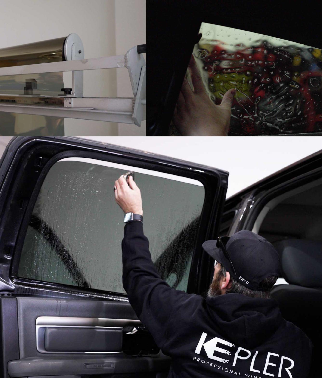 Kepler Window Tinting Specialists at Work in La Marque, Texas