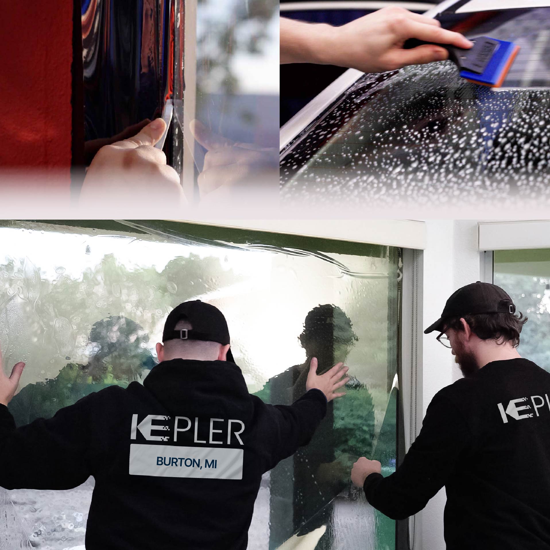 Kepler Specialist Performing Commercial Window Tinting in Burton Burton