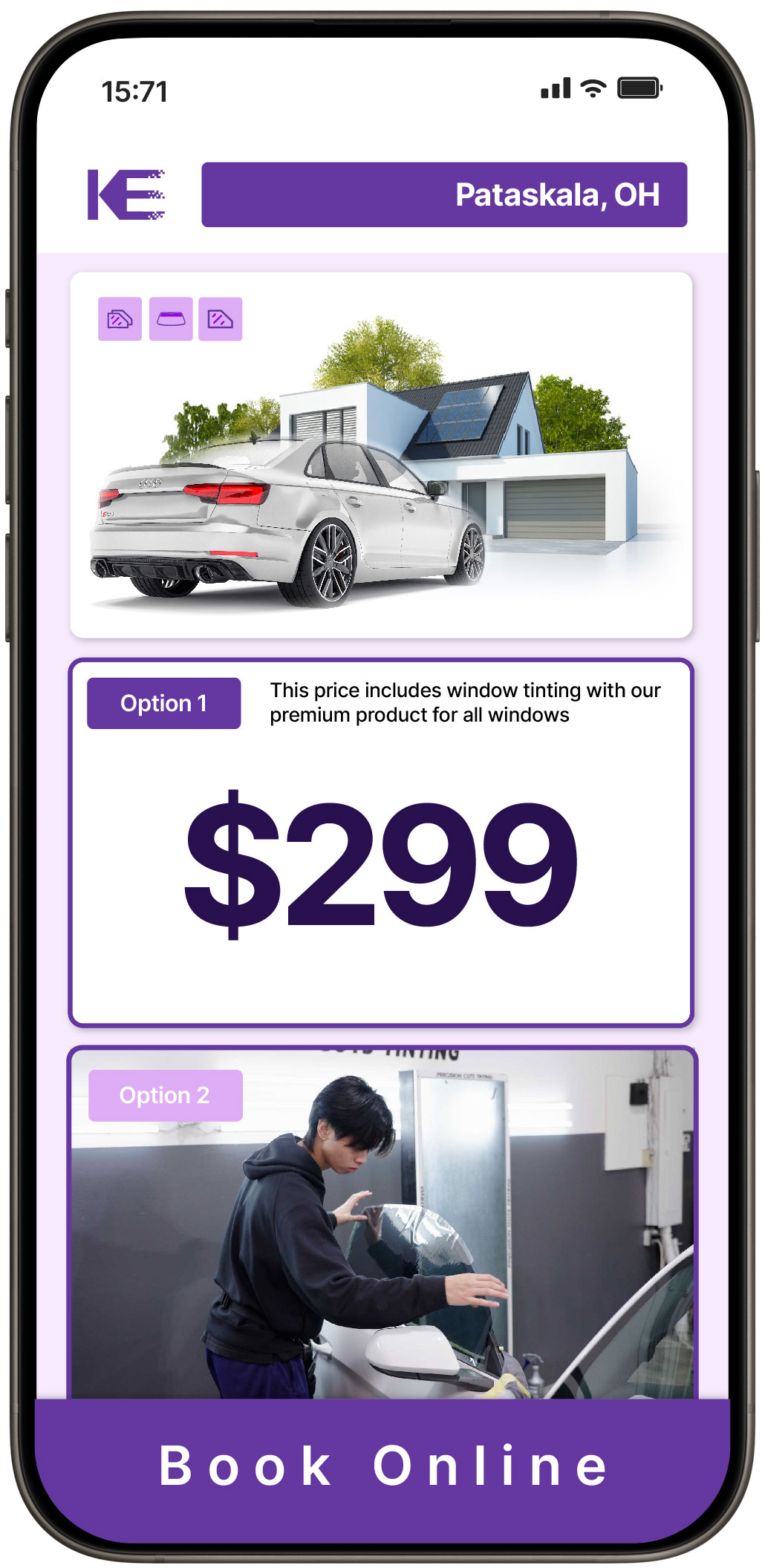 View Reasonable Tesla Window Tinting Prices in North Ridgeville, Ohio