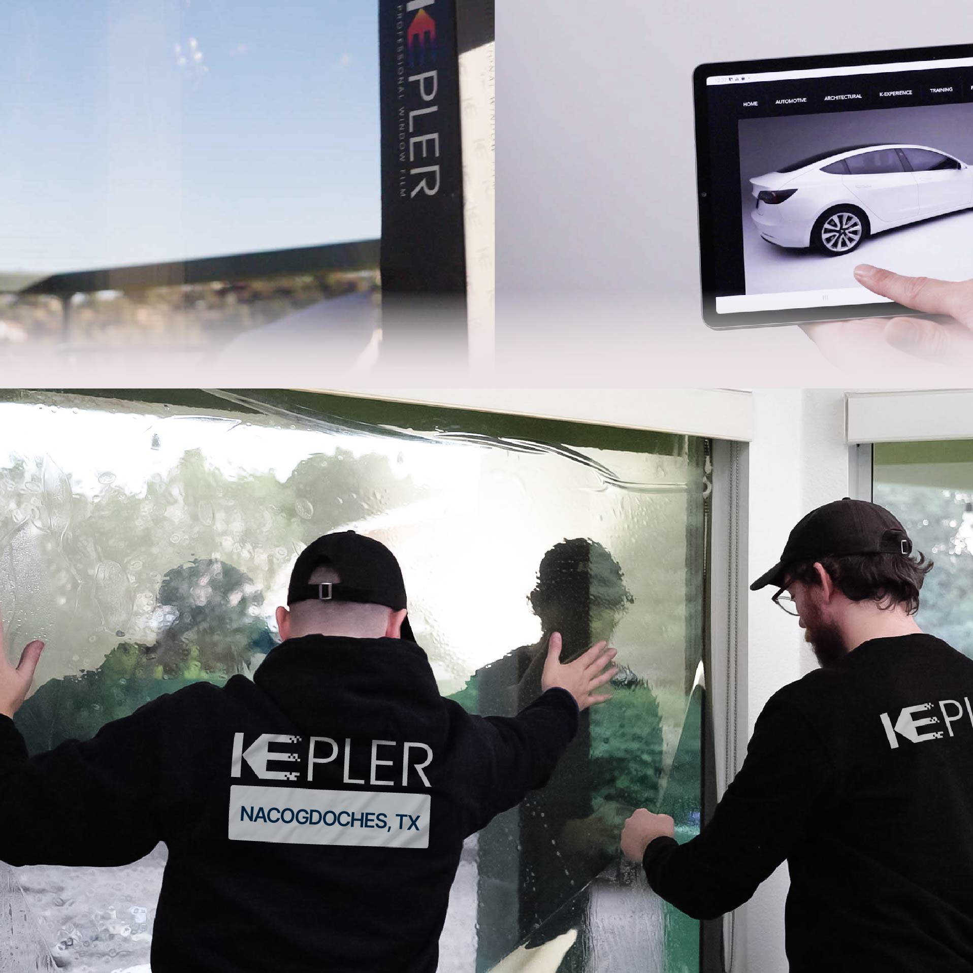 Kepler Specialist Performing Commercial Window Tinting in Nacogdoches Nacogdoches