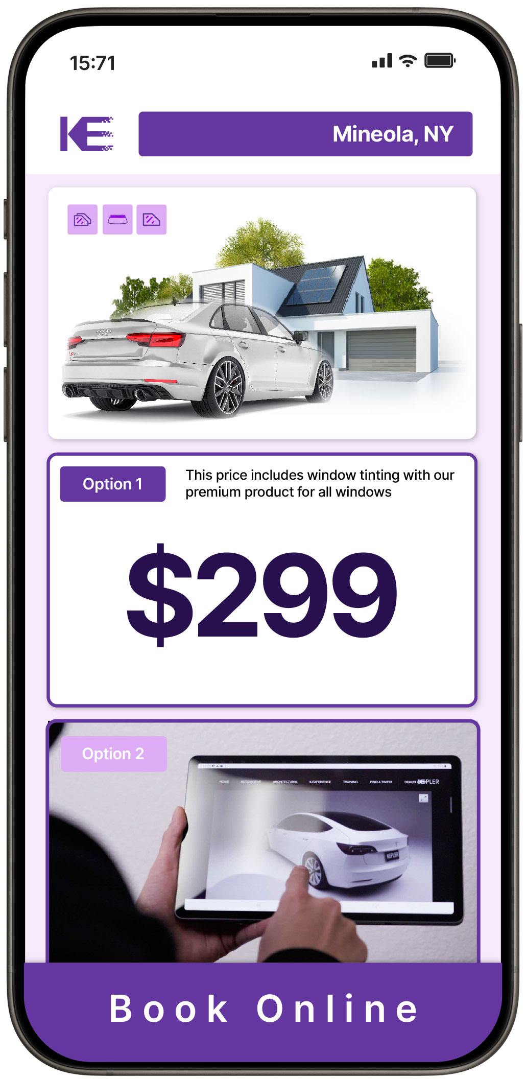 View Competitive Window Tinting Prices in Mineola, New York