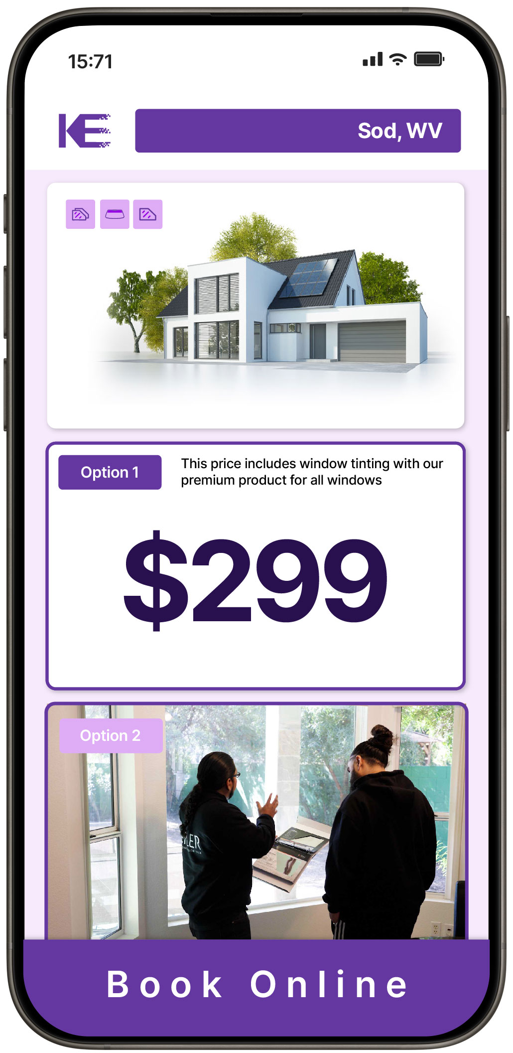 View Competitive Home Window Tinting Costs in Sod, West Virginia