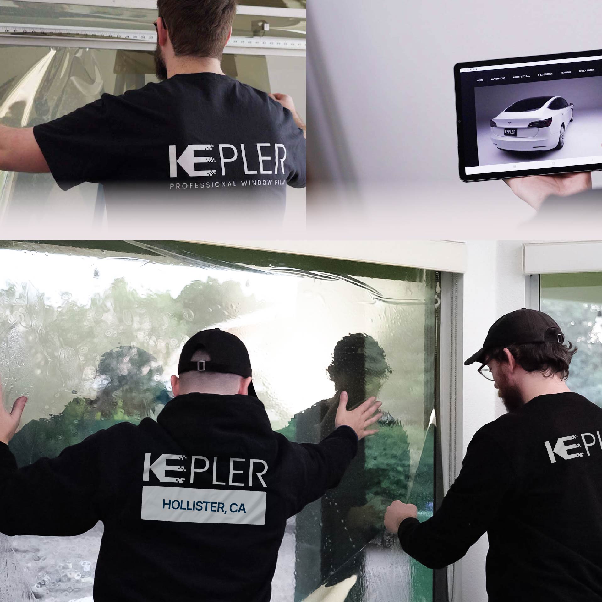 Kepler Specialist Performing Commercial Window Tinting in Hollister Hollister