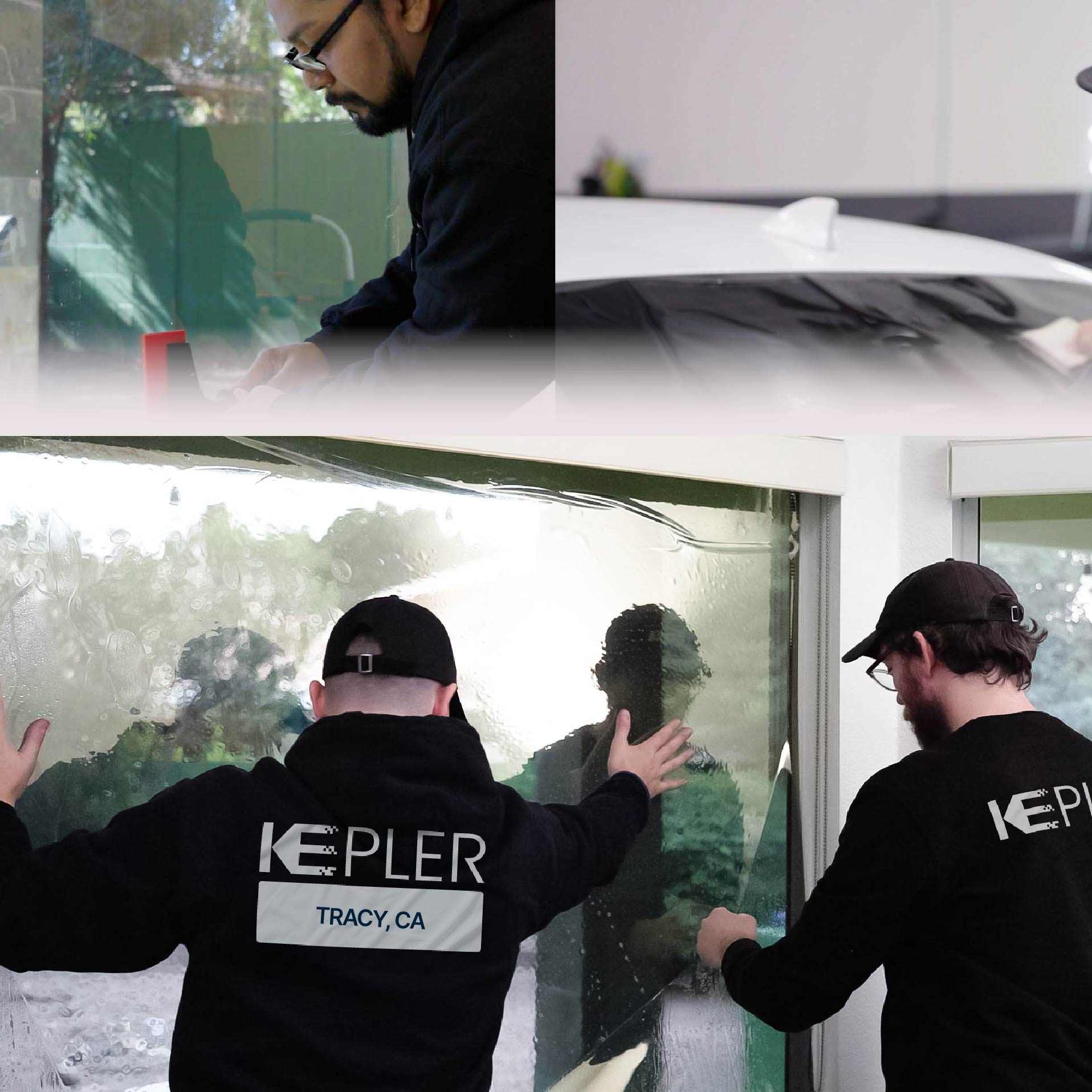 Kepler Specialist Performing Commercial Window Tinting in Tracy Tracy