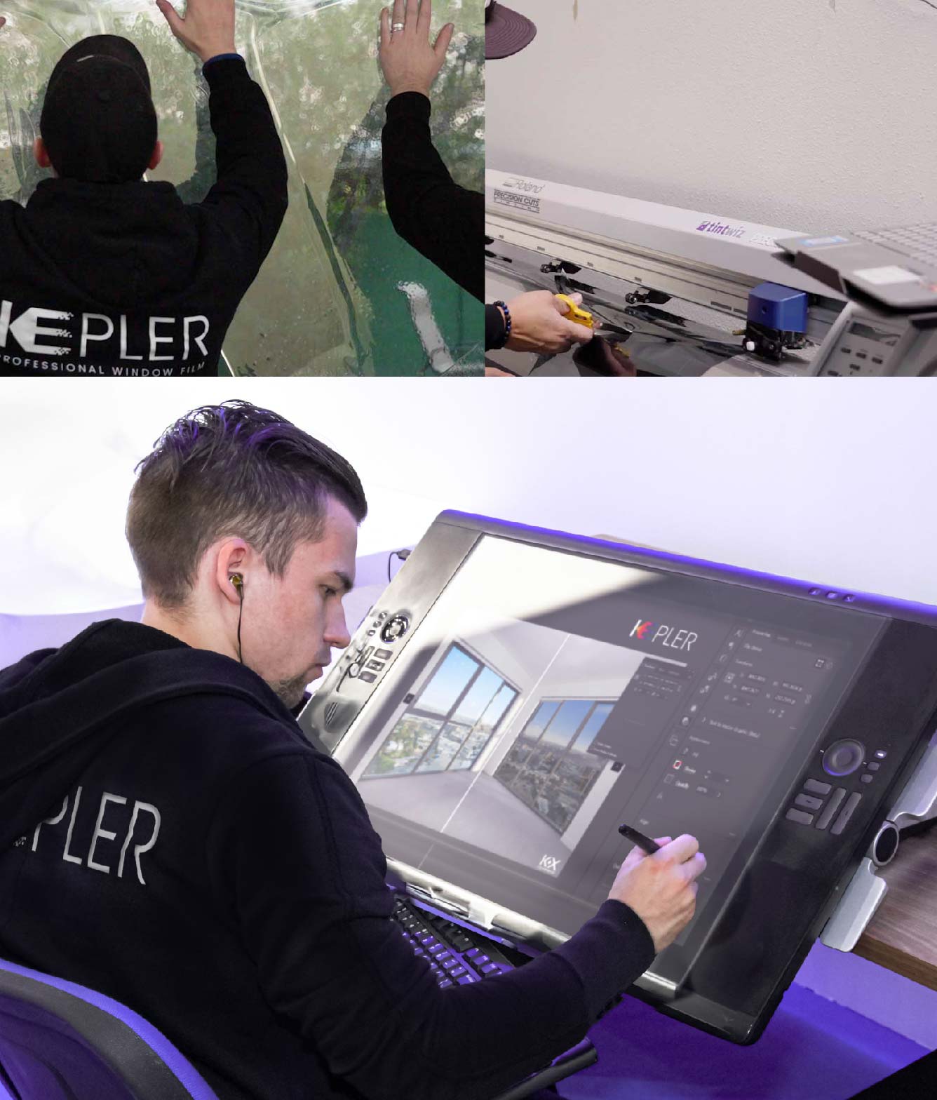 Kepler Specialist Performing Commercial Window Tinting in Palatine Palatine
