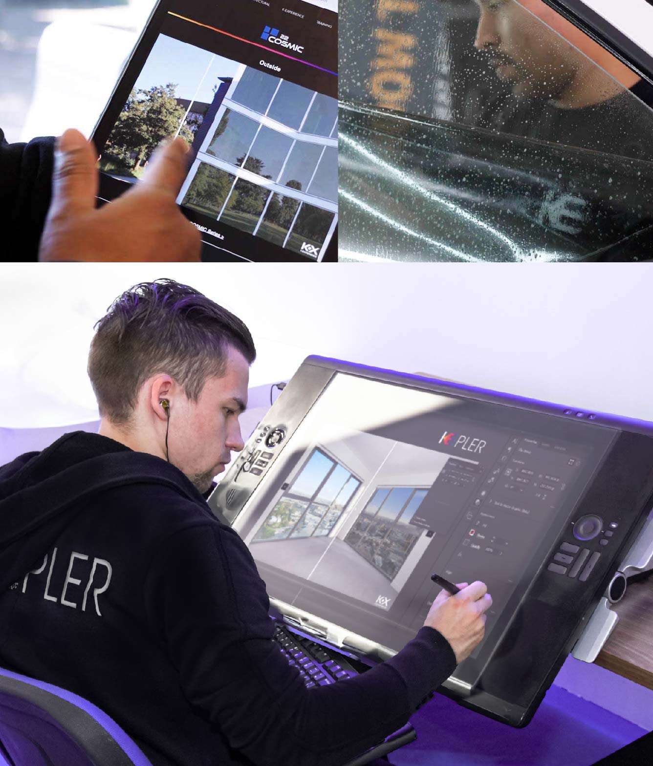 Kepler Specialist Performing Commercial Window Tinting in Aston Aston