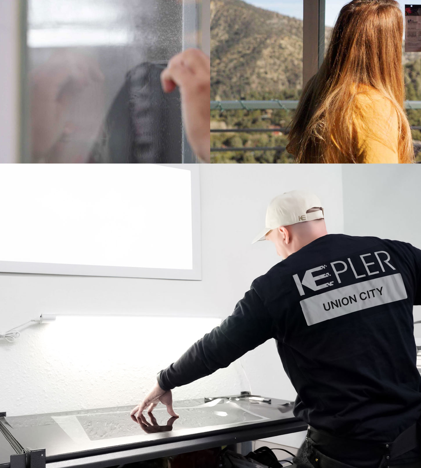 Window Tinting Specialist Cutting Film in Union City, New Jersey