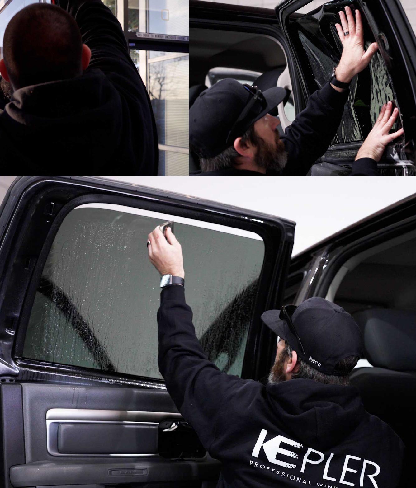 Kepler Window Tinting Specialists at Work in Rohnert Park, California