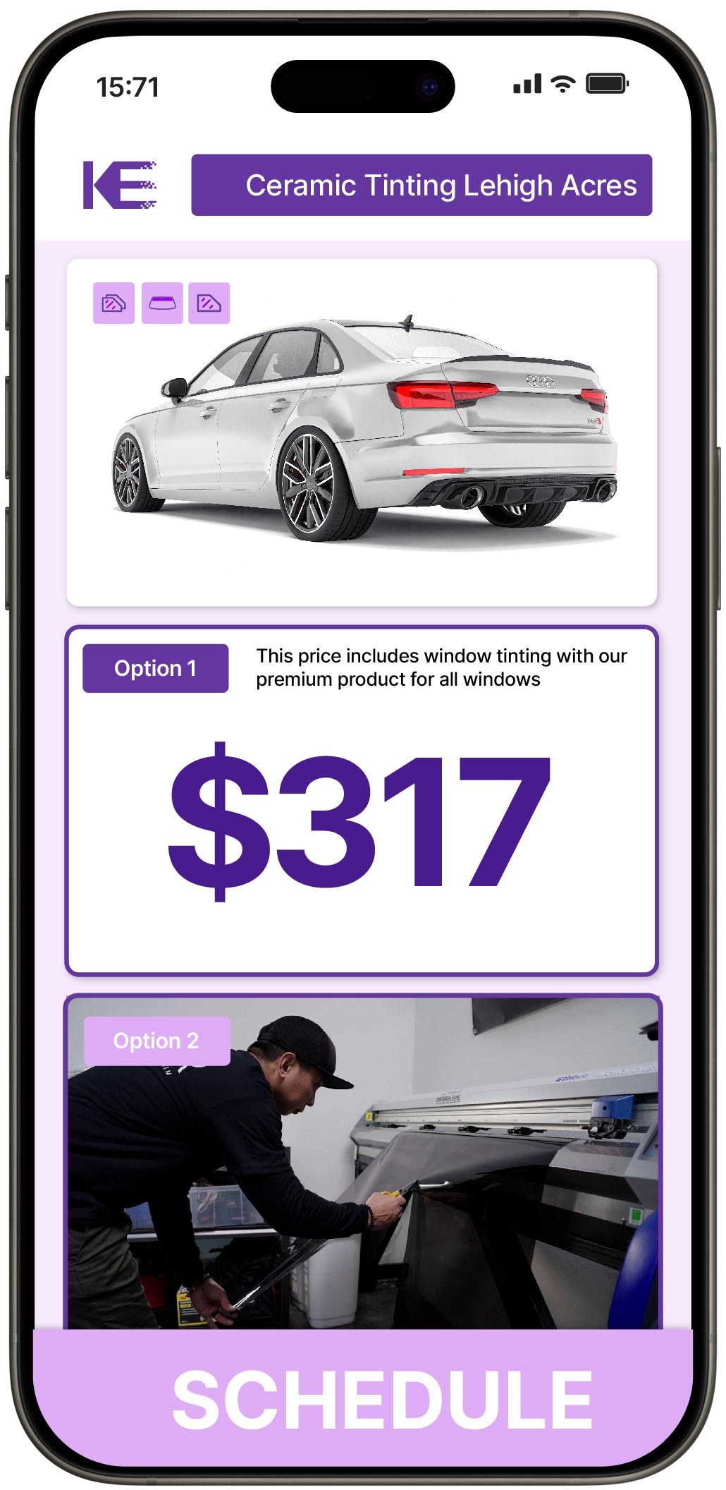 View Competitive Ceramic Window Tinting Costs in Lehigh Acres, Florida