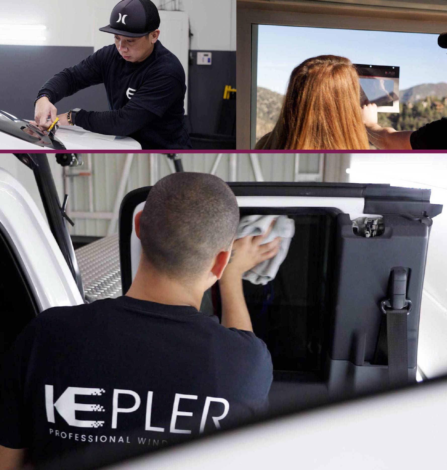 Kepler Dealer Installing Automotive Window Tint in Colorado